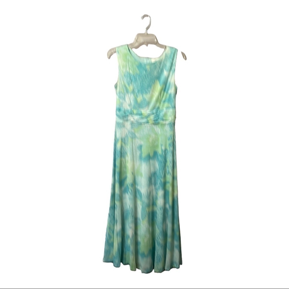 𝅺coldwater creek empire waist sleeveless nylon mesh midi dress Fairycore size 10